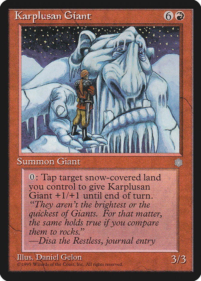 Karplusan Giant [Ice Age] | Chromatic Games