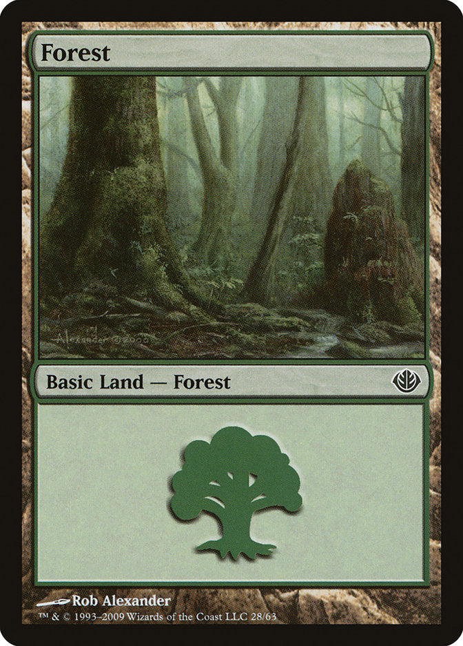 Forest (28) [Duel Decks: Garruk vs. Liliana] | Chromatic Games