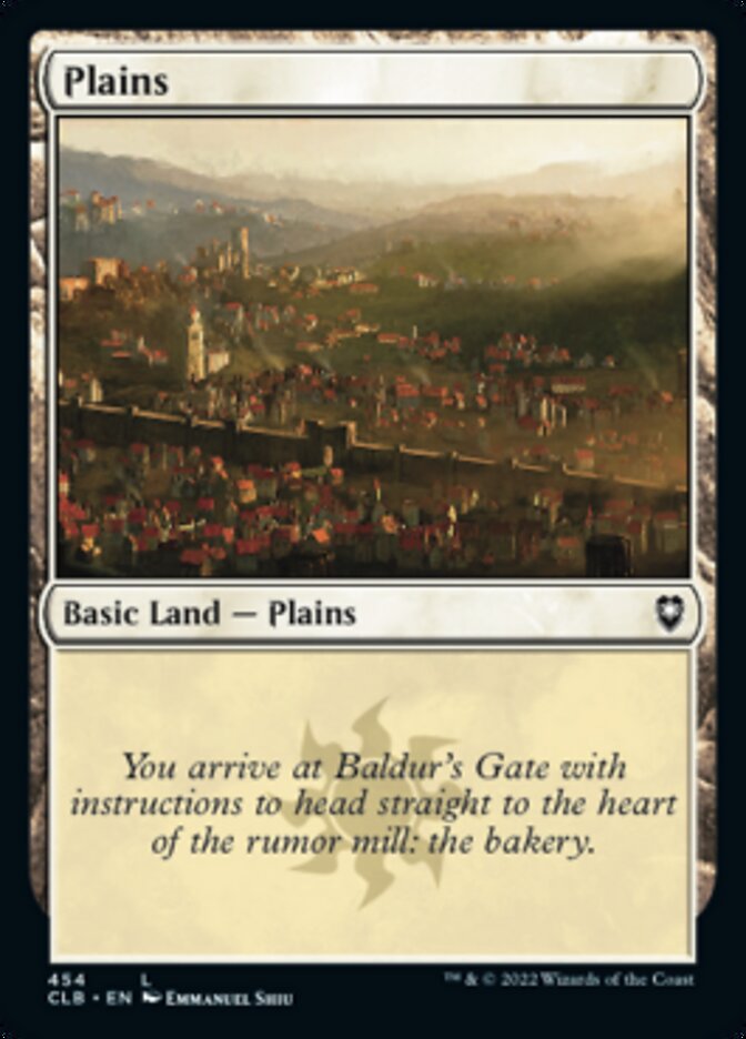 Plains (454) [Commander Legends: Battle for Baldur's Gate] | Chromatic Games