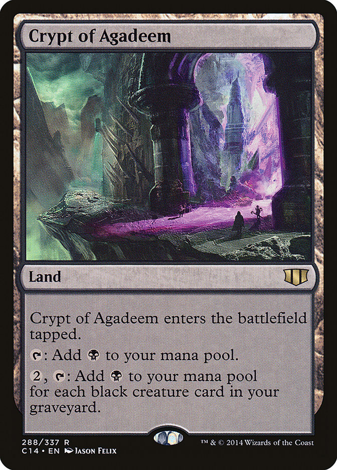 Crypt of Agadeem [Commander 2014] | Chromatic Games