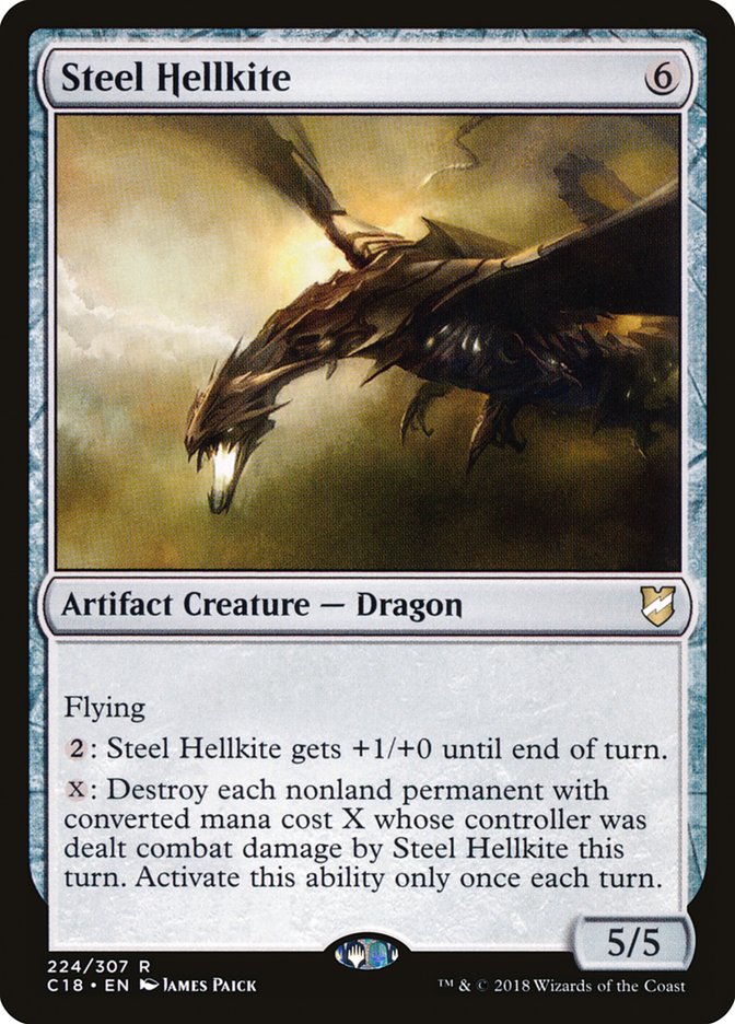 Steel Hellkite [Commander 2018] | Chromatic Games