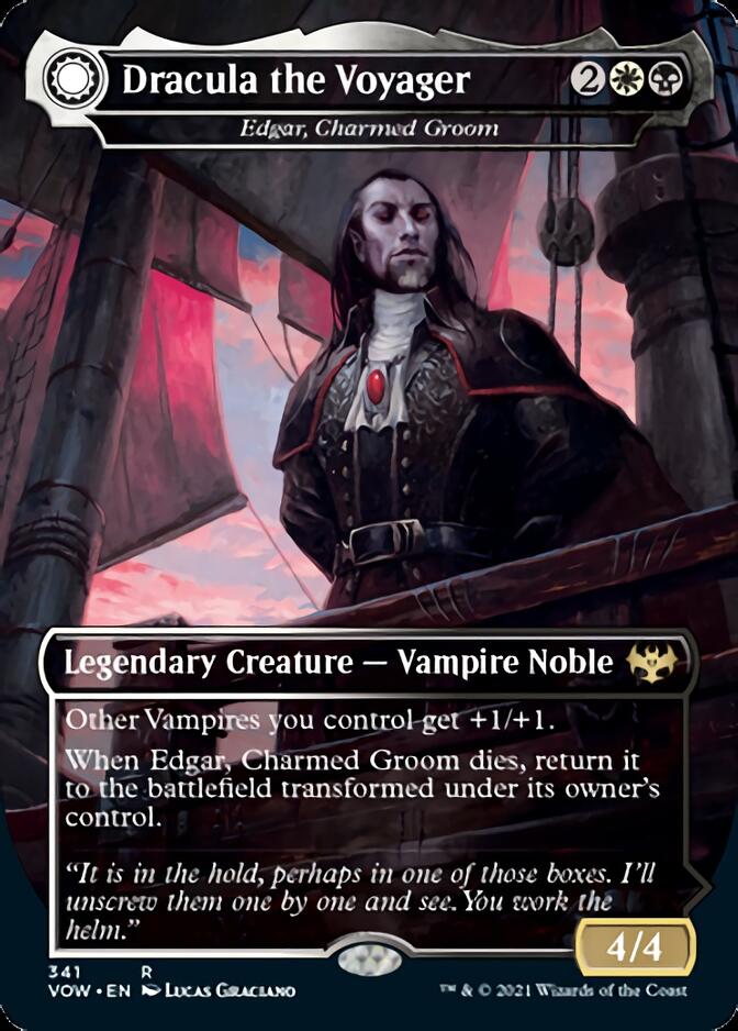 Edgar, Charmed Groom // Edgar Markov's Coffin - Dracula the Voyager // Casket of Native Earth [Innistrad: Crimson Vow] | Chromatic Games