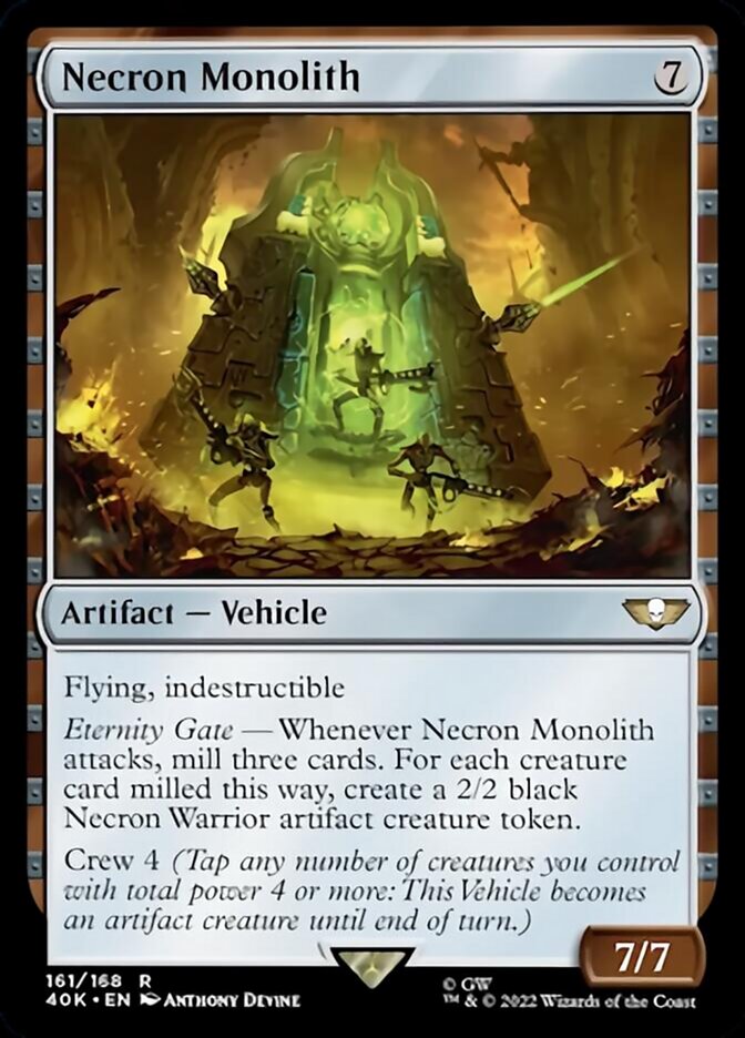 Necron Monolith (Surge Foil) [Warhammer 40,000] | Chromatic Games