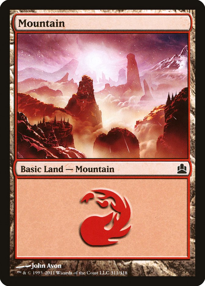 Mountain (311) [Commander 2011] | Chromatic Games