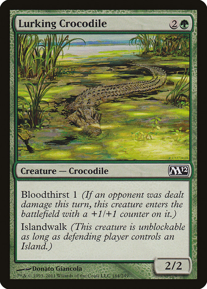 Lurking Crocodile [Magic 2012] | Chromatic Games