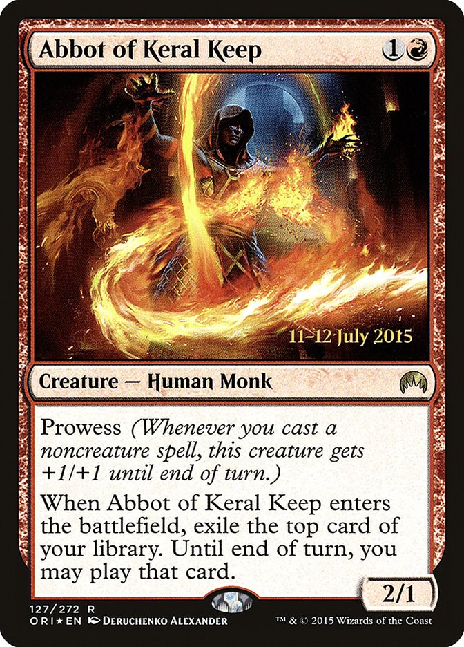 Abbot of Keral Keep [Magic Origins Prerelease Promos] | Chromatic Games