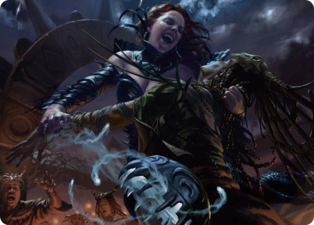 Olivia's Midnight Ambush Art Card [Innistrad: Midnight Hunt Art Series] | Chromatic Games