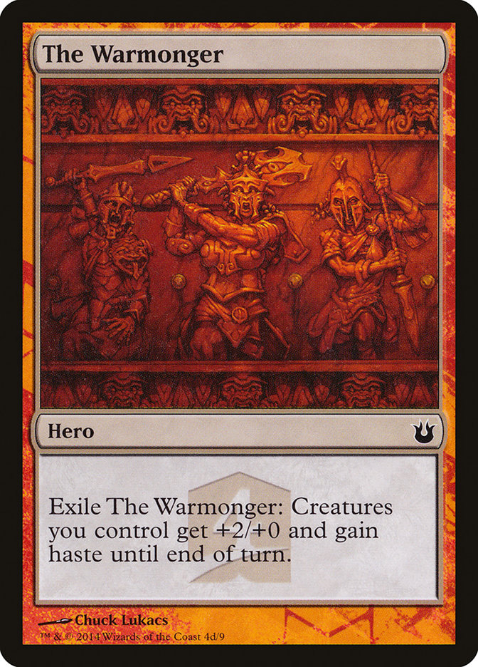 The Warmonger [Born of the Gods Hero's Path] | Chromatic Games