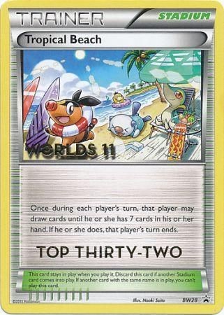 Tropical Beach (BW28) (Top 32) [Black & White: Black Star Promos] | Chromatic Games