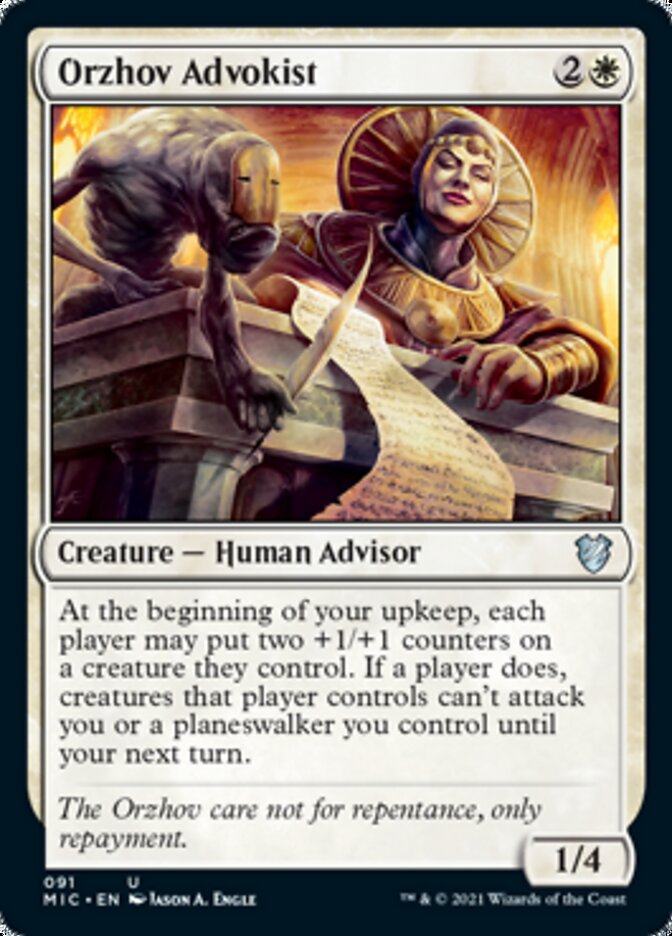 Orzhov Advokist [Innistrad: Midnight Hunt Commander] | Chromatic Games