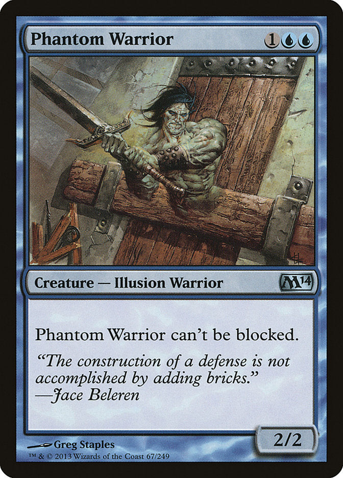 Phantom Warrior [Magic 2014] | Chromatic Games