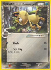 Meowth (71/110) (Delta Species) [EX: Holon Phantoms] | Chromatic Games