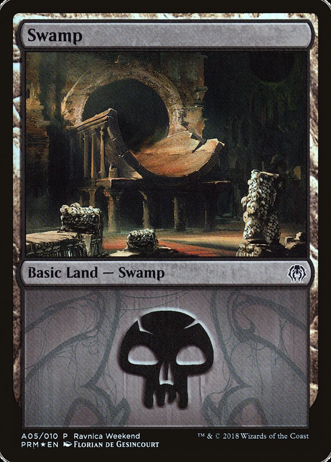 Swamp (A05) [Ravnica Allegiance Ravnica Weekend] | Chromatic Games