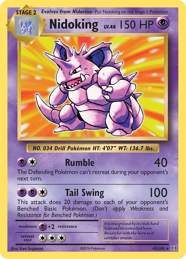 Nidoking (XY Evolutions) [Theme Deck Exclusives] | Chromatic Games