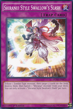 Shiranui Style Swallow's Slash [BOSH-EN075] Common | Chromatic Games