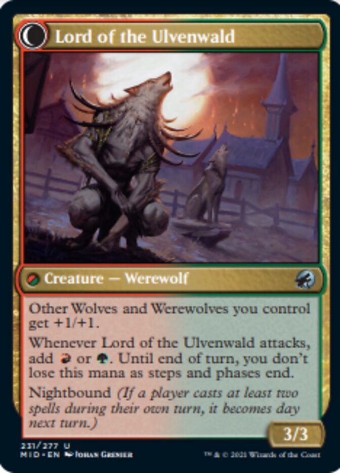 Kessig Naturalist // Lord of the Ulvenwald [Innistrad: Midnight Hunt] | Chromatic Games