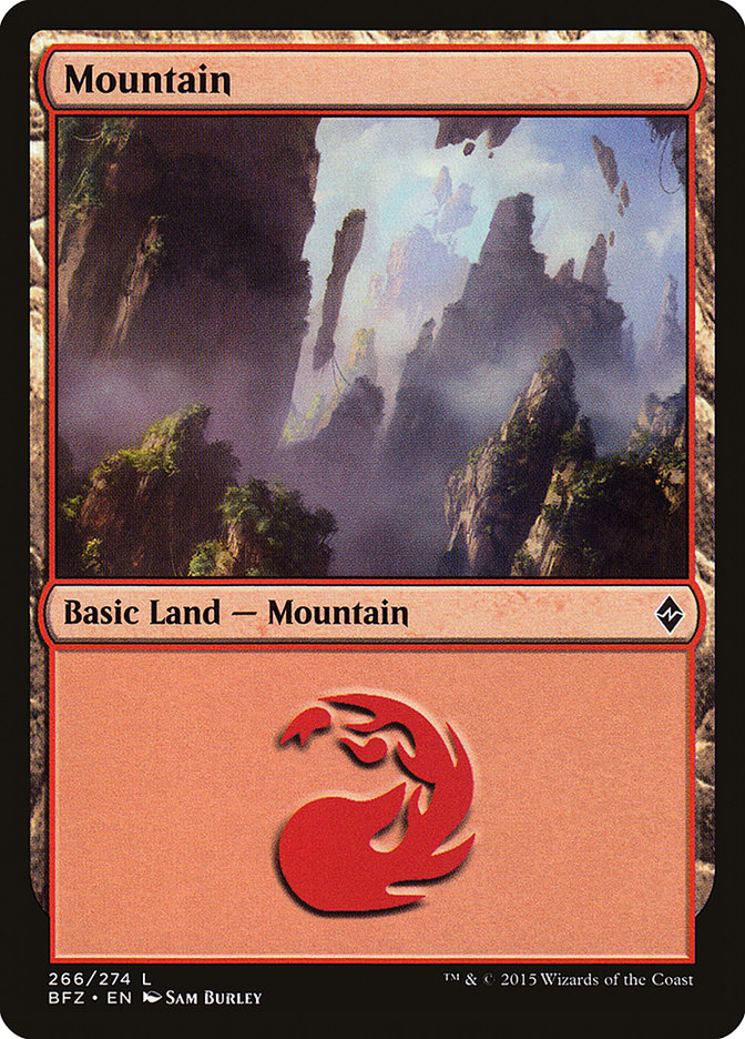 Mountain (266) [Battle for Zendikar] | Chromatic Games