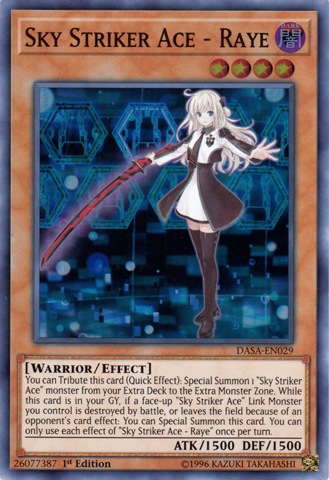 Sky Striker Ace - Raye [DASA-EN029] Super Rare | Chromatic Games