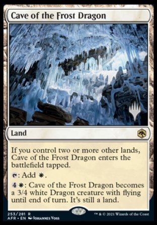 Cave of the Frost Dragon (Promo Pack) [Dungeons & Dragons: Adventures in the Forgotten Realms Promos] | Chromatic Games