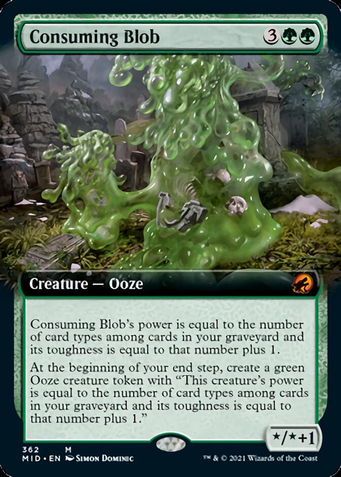 Consuming Blob (Extended Art) [Innistrad: Midnight Hunt] | Chromatic Games