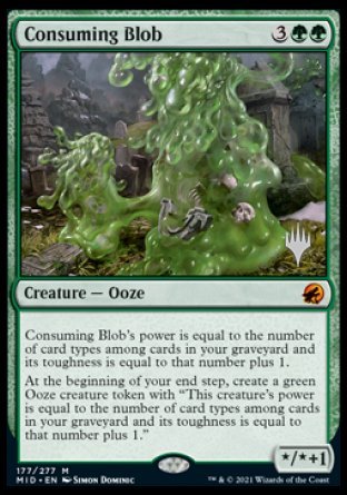 Consuming Blob (Promo Pack) [Innistrad: Midnight Hunt Promos] | Chromatic Games