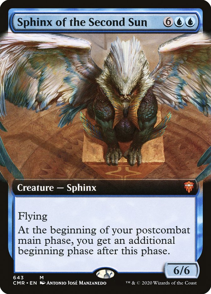 Sphinx of the Second Sun (Extended Art) [Commander Legends] | Chromatic Games