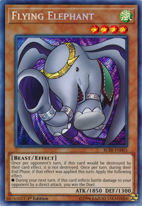 Flying Elephant [BLRR-EN003] Secret Rare | Chromatic Games