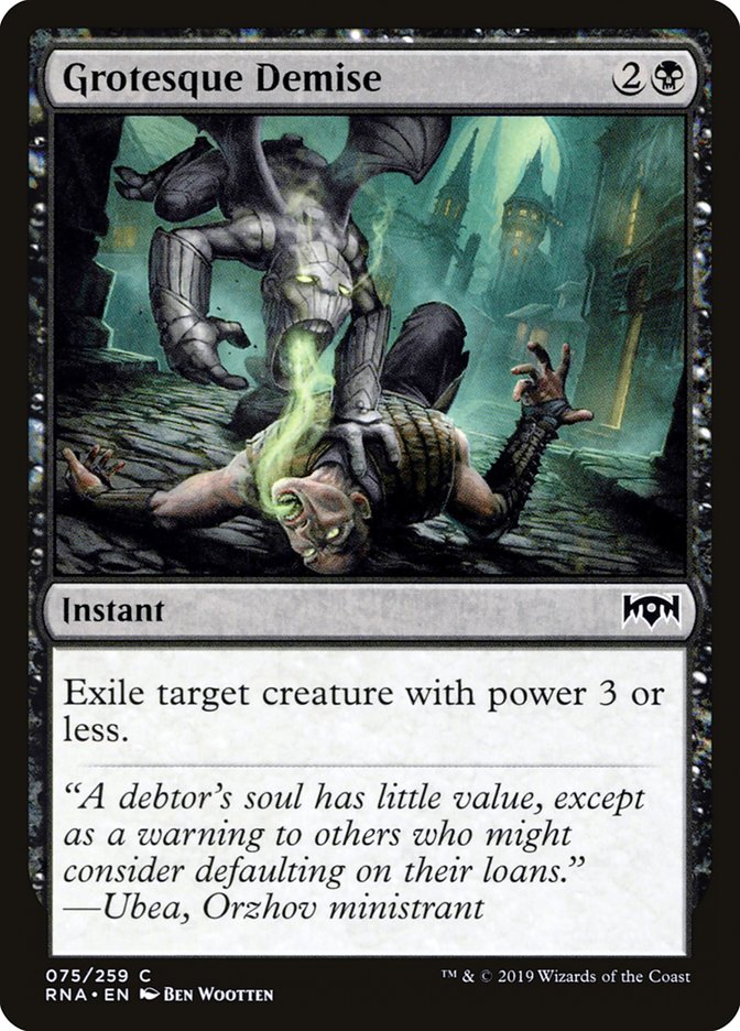 Grotesque Demise [Ravnica Allegiance] | Chromatic Games