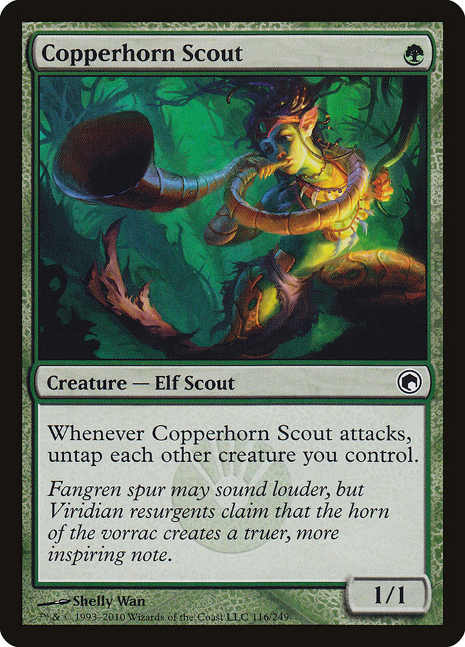 Copperhorn Scout [Scars of Mirrodin] | Chromatic Games