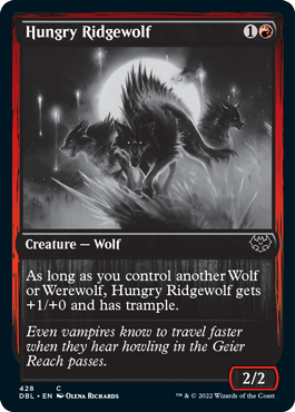 Hungry Ridgewolf [Innistrad: Double Feature] | Chromatic Games