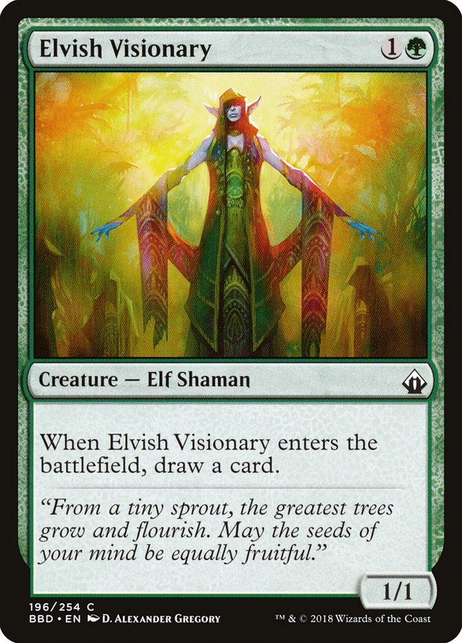 Elvish Visionary [Battlebond] | Chromatic Games