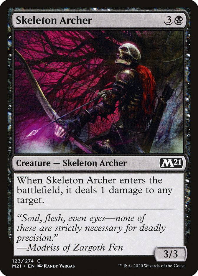 Skeleton Archer [Core Set 2021] | Chromatic Games