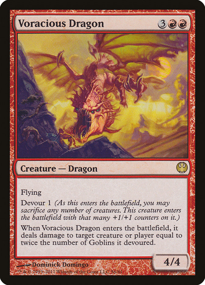 Voracious Dragon [Duel Decks: Knights vs. Dragons] | Chromatic Games