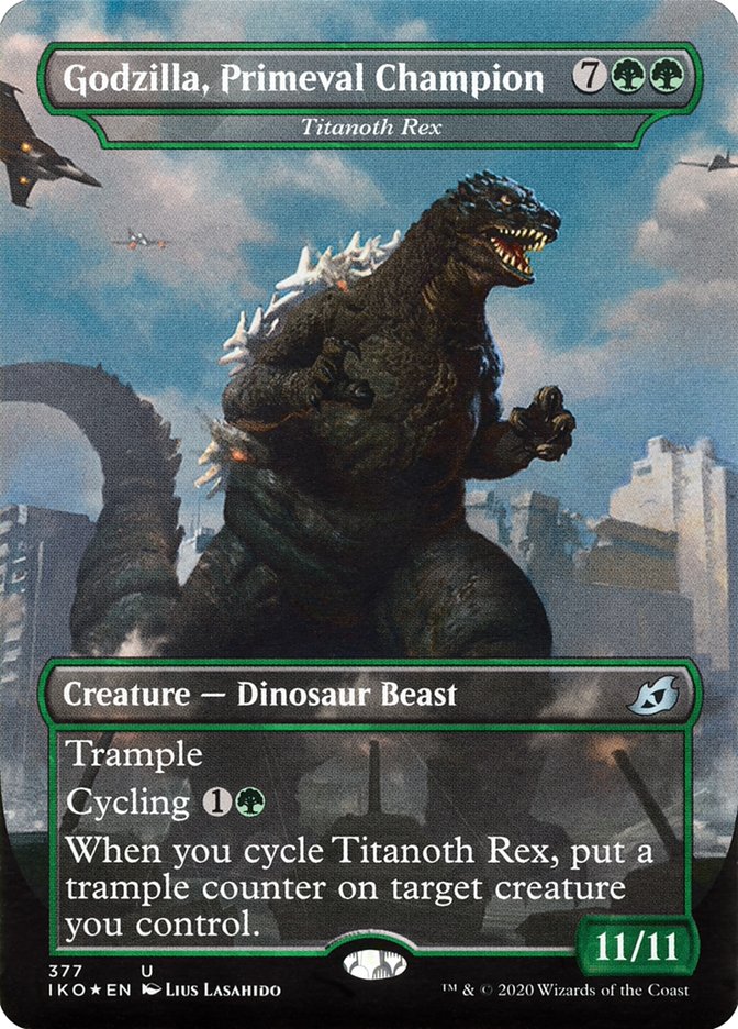 Titanoth Rex - Godzilla, Primeval Champion (Godzilla Series) [Ikoria: Lair of Behemoths] | Chromatic Games