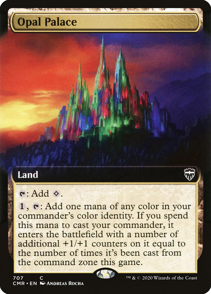 Opal Palace (Extended Art) [Commander Legends] | Chromatic Games