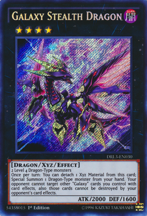 Galaxy Stealth Dragon [DRL3-EN030] Secret Rare | Chromatic Games