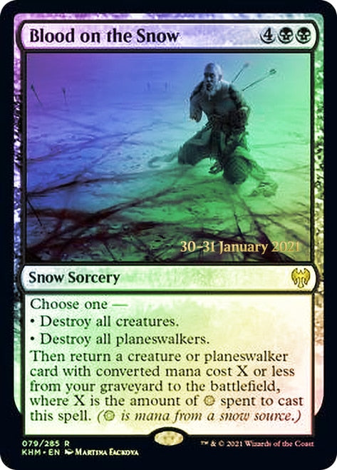 Blood on the Snow [Kaldheim Prerelease Promos] | Chromatic Games