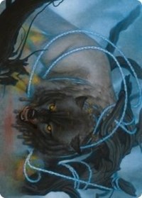 Bind the Monster Art Card [Kaldheim Art Series] | Chromatic Games