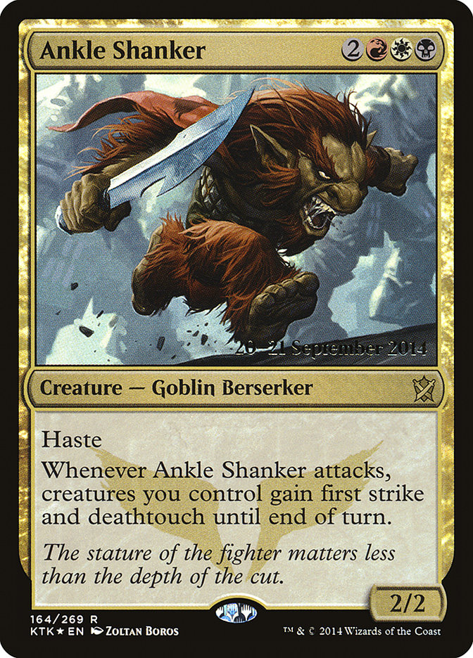 Ankle Shanker [Khans of Tarkir Prerelease Promos] | Chromatic Games