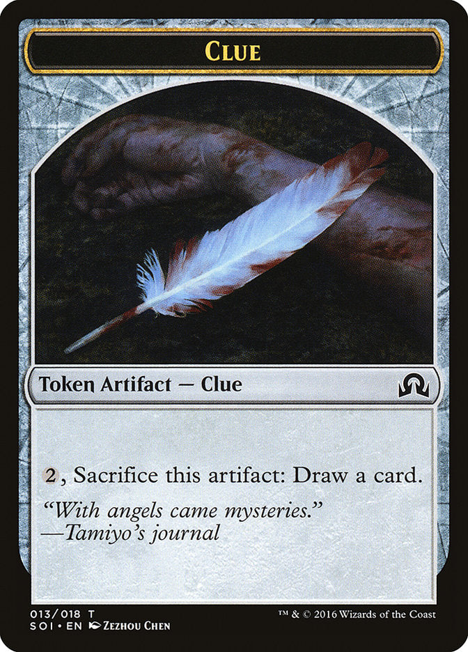 Clue Token (013/018) [Shadows over Innistrad Tokens] | Chromatic Games