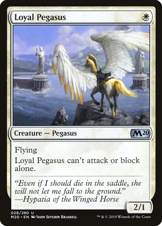 Loyal Pegasus [Core Set 2020] | Chromatic Games