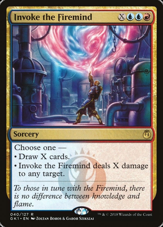 Invoke the Firemind [Guilds of Ravnica Guild Kit] | Chromatic Games