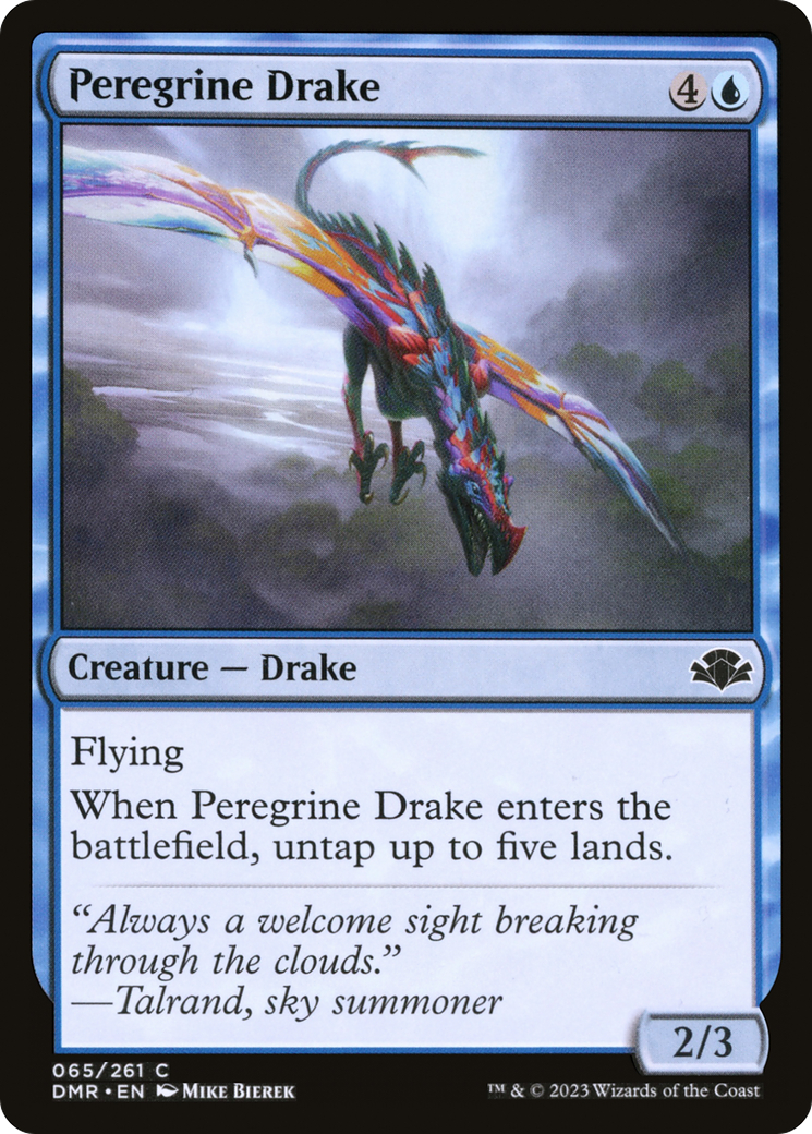 Peregrine Drake [Dominaria Remastered] | Chromatic Games