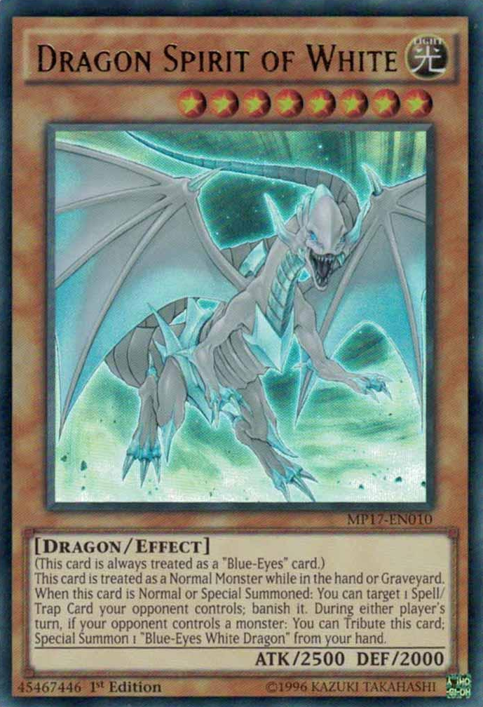 Dragon Spirit of White [MP17-EN010] Ultra Rare | Chromatic Games