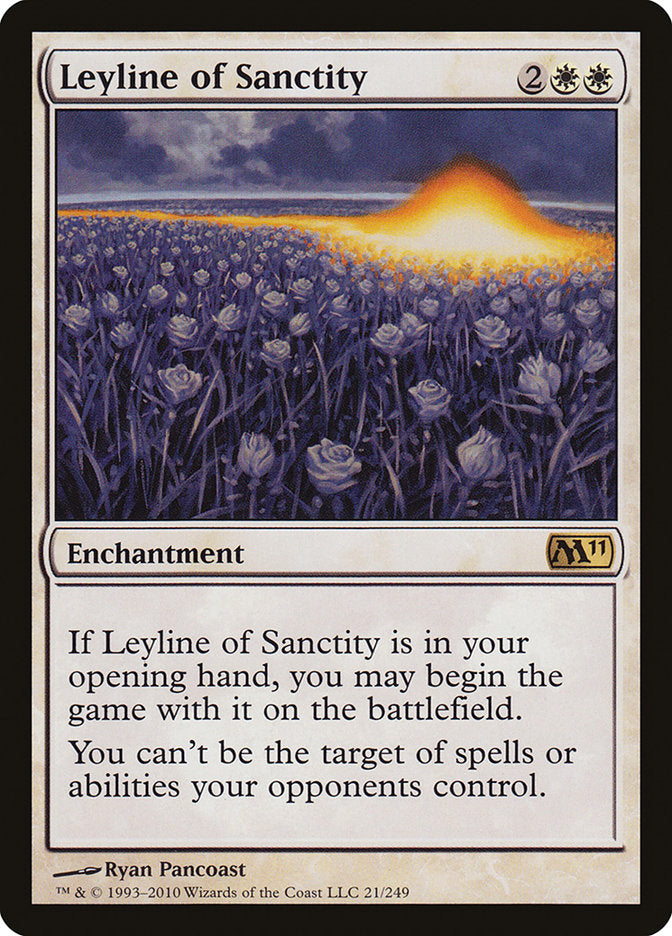 Leyline of Sanctity [Magic 2011] | Chromatic Games