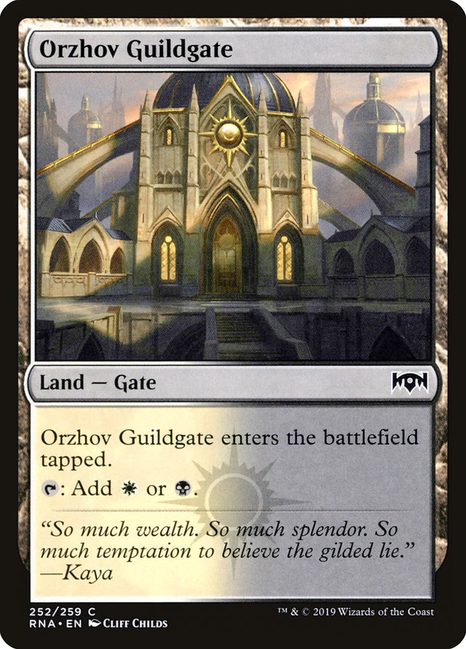 Orzhov Guildgate (252/259) [Ravnica Allegiance] | Chromatic Games