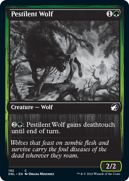 Pestilent Wolf [Innistrad: Double Feature] | Chromatic Games