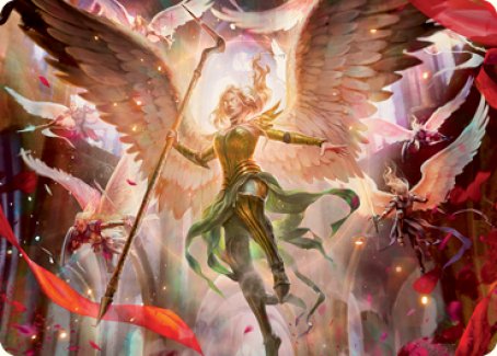 Sigarda's Summons Art Card [Innistrad: Crimson Vow Art Series] | Chromatic Games