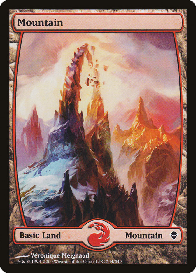 Mountain (244) [Zendikar] | Chromatic Games