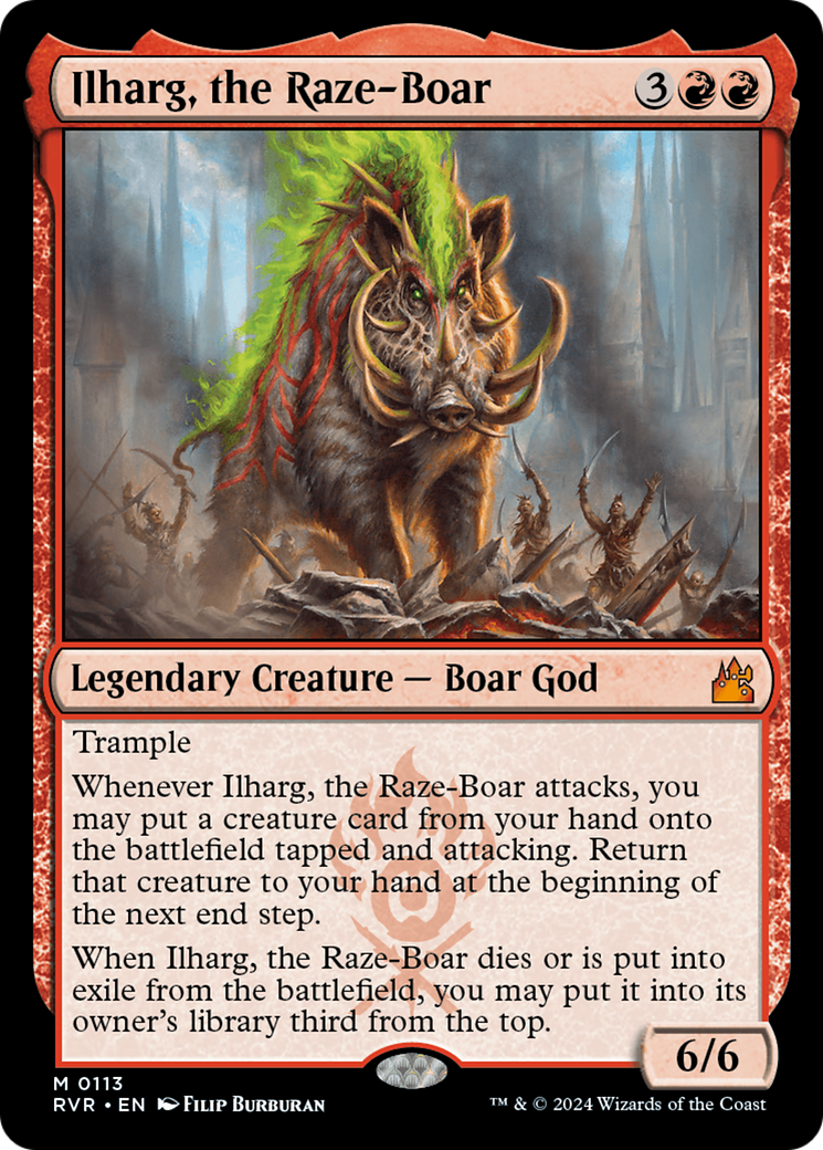 Ilharg, the Raze-Boar [Ravnica Remastered] | Chromatic Games